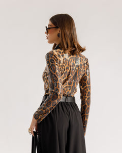 Body paillettes animalier - H1332