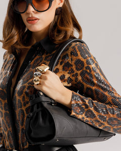 Body paillettes animalier - H1332