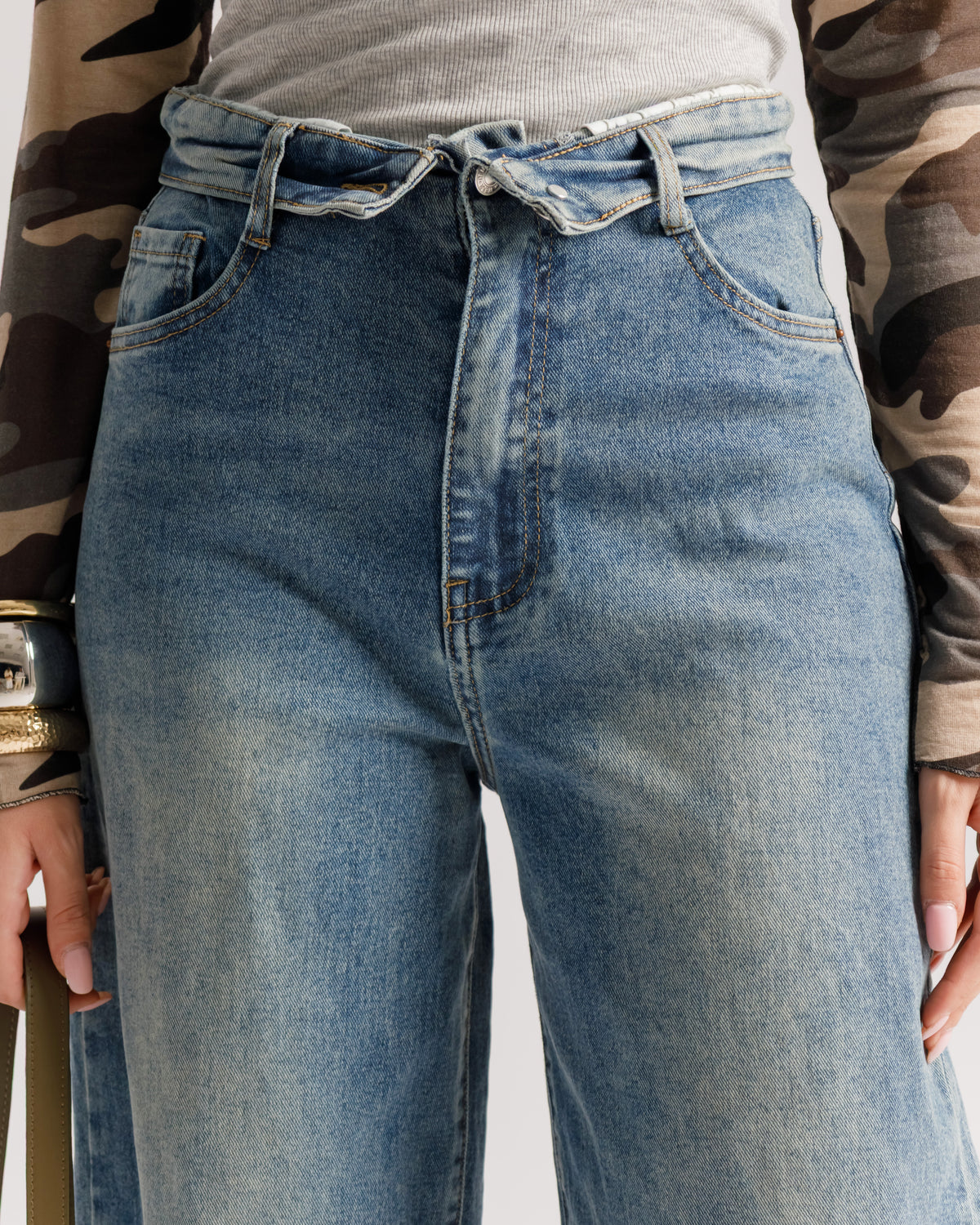 Jeans wide ballon - 9549