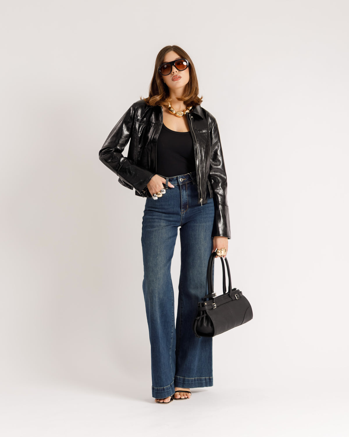 Jeans wide baggy - 9548