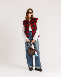 Gilet a quadroni - 9520