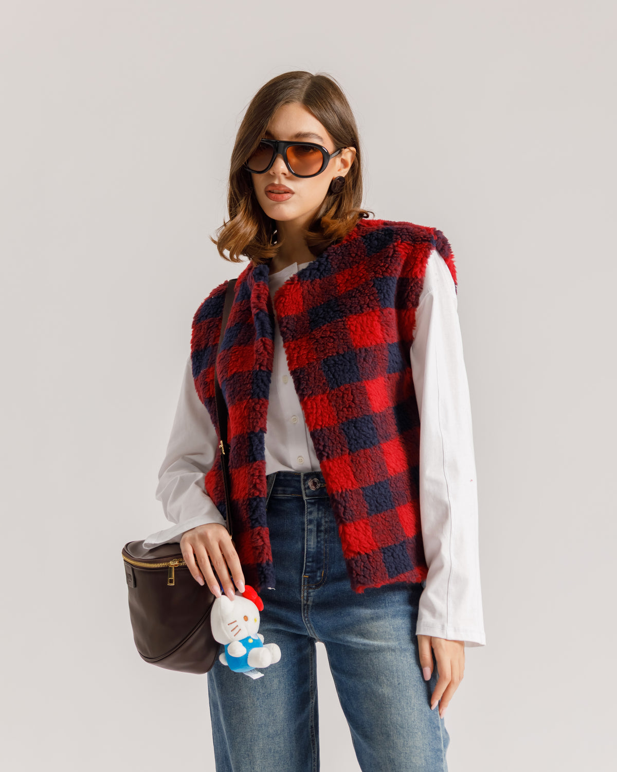 Gilet a quadroni - 9520