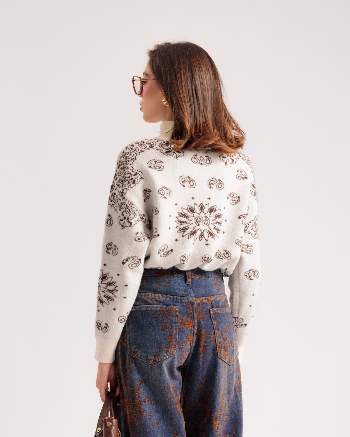 Cardigan zip bandana PANNA - AT9637