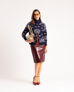 Cardigan zip bandana BLU - AT9637