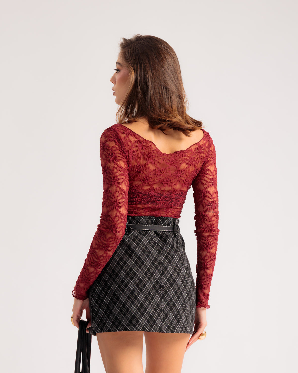 Maglia in pizzo BORDEUAX - H17013