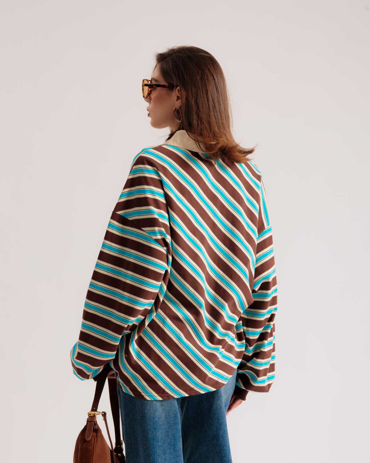 Pull polo à rayures - H13093