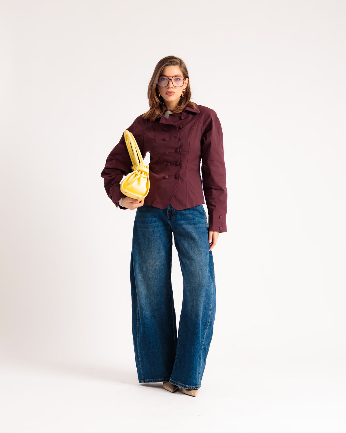 Veste à manches bouffantes - U31693