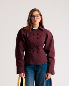 Veste à manches bouffantes - U31693