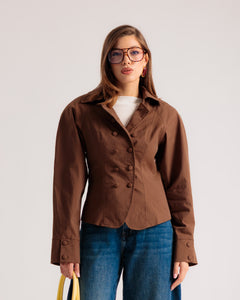Veste à manches bouffantes - U31693