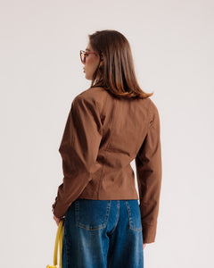 Veste à manches bouffantes - U31693
