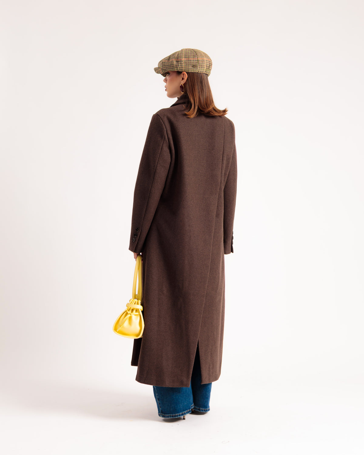 Manteau long MARRON - 9207