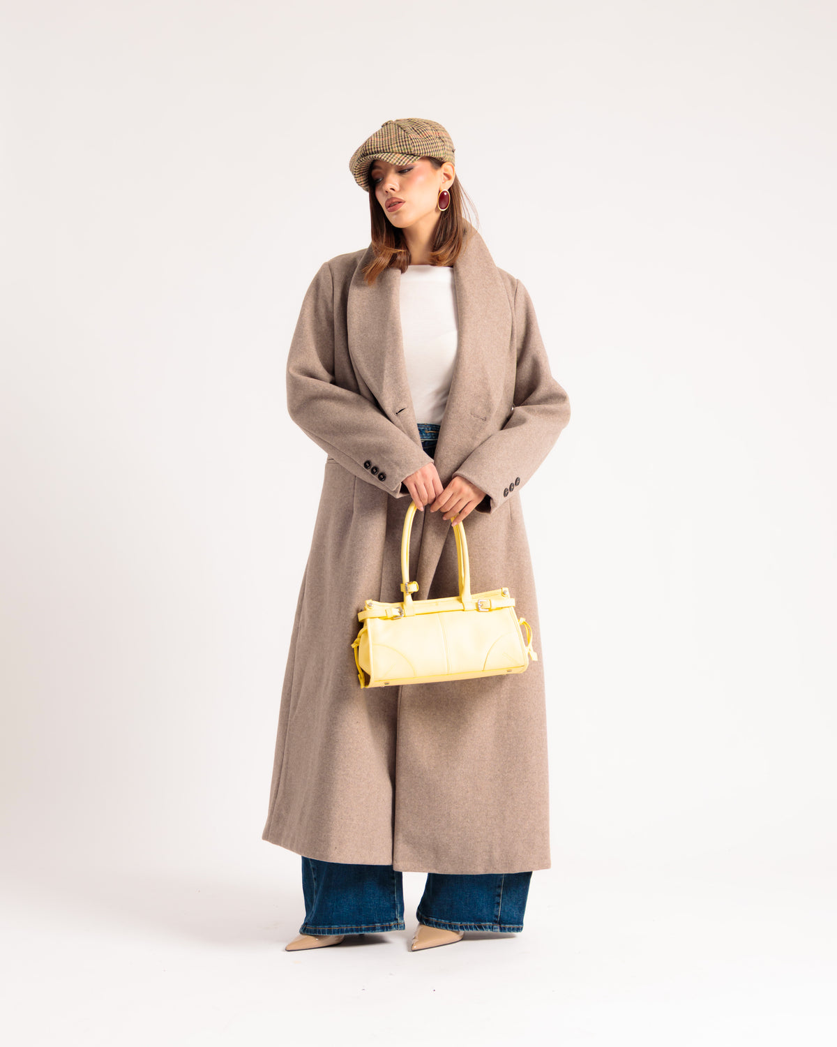 Manteau long TAUPE - 9207
