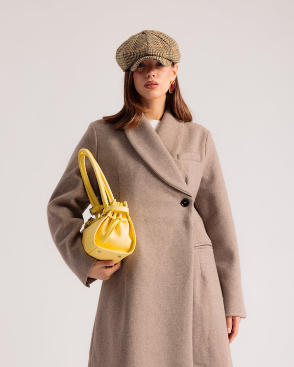 Manteau long TAUPE - 9207