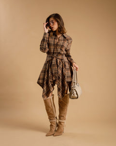 Coord-set tartan BEIGE - 5839
