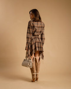 Coord-set tartan BEIGE - 5839