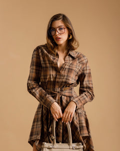 Coord-set tartan BEIGE - 5839
