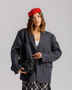 Blazer con spallina GRIGIO FUMO - 3151-3