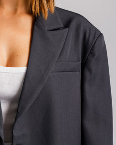 Blazer con spallina GRIGIO FUMO - 3151-3