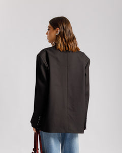 Blazer con spallina NERO - 3151-3