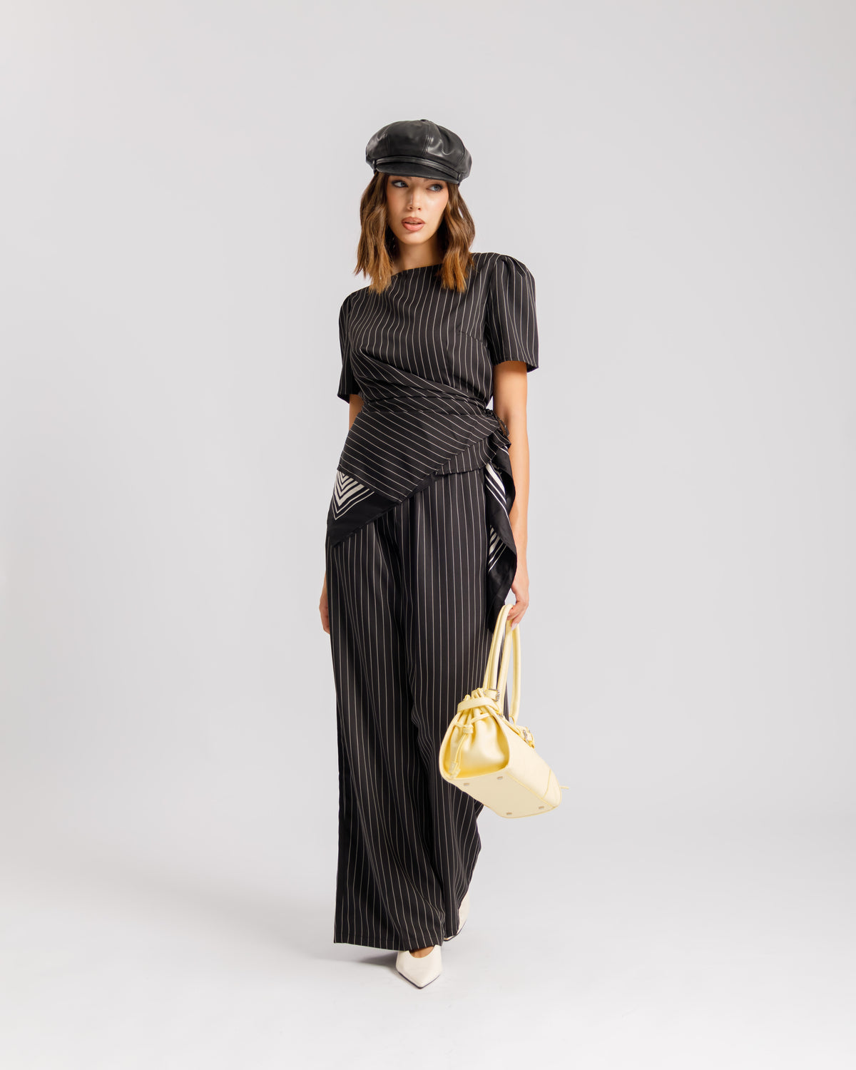 Coord-set gessato NERO - 9702