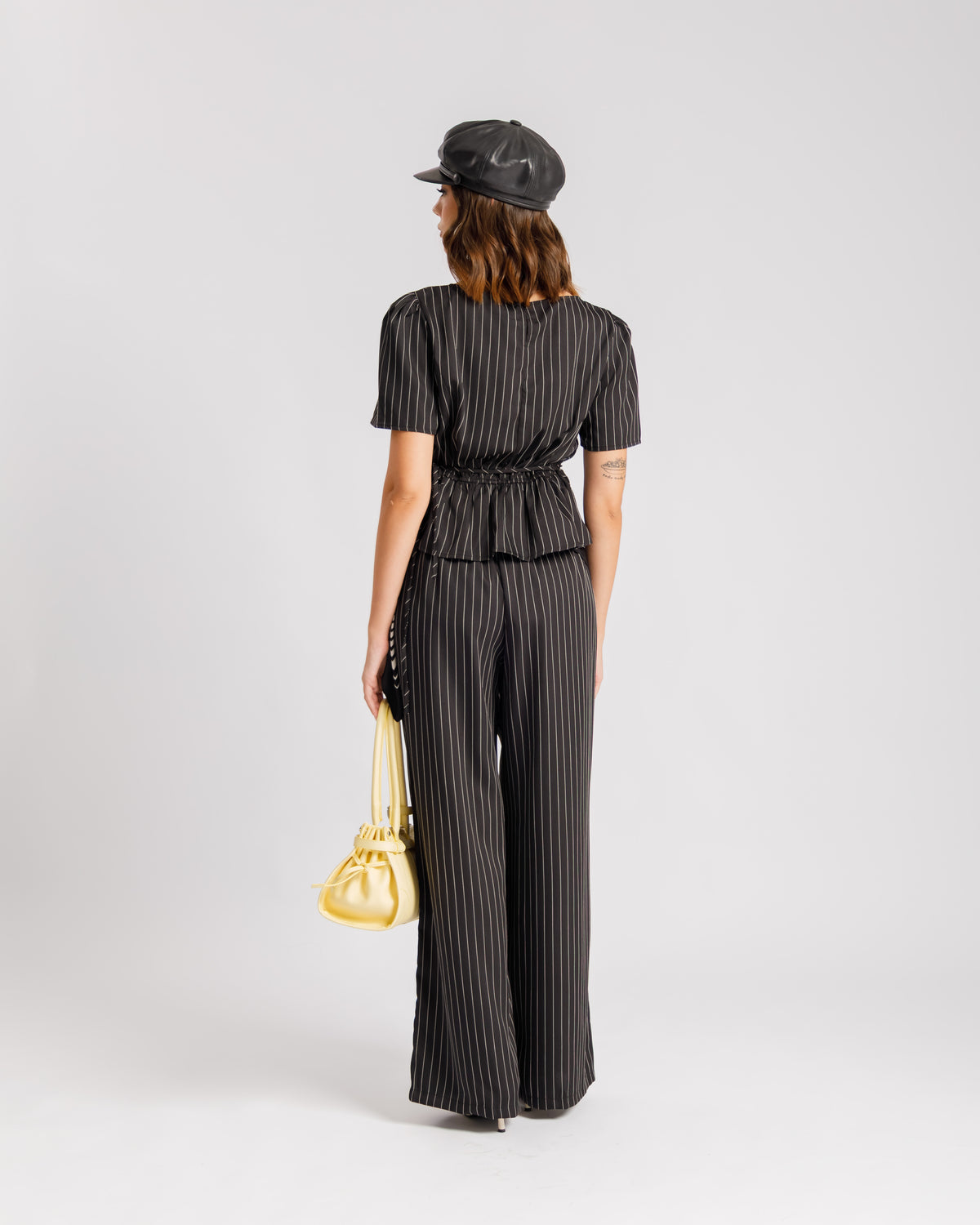Coord-set gessato NERO - 9702