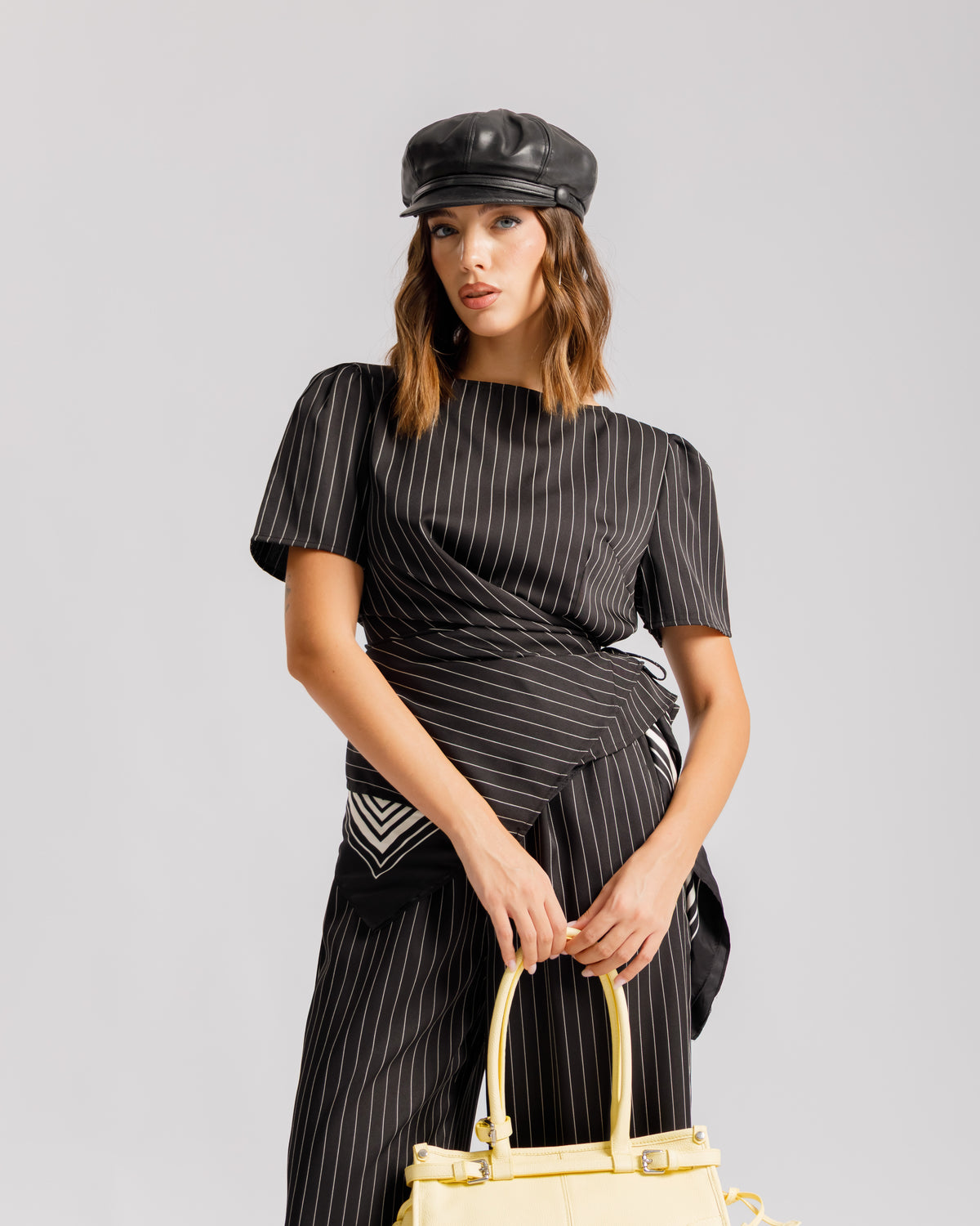 Coord-set gessato NERO - 9702