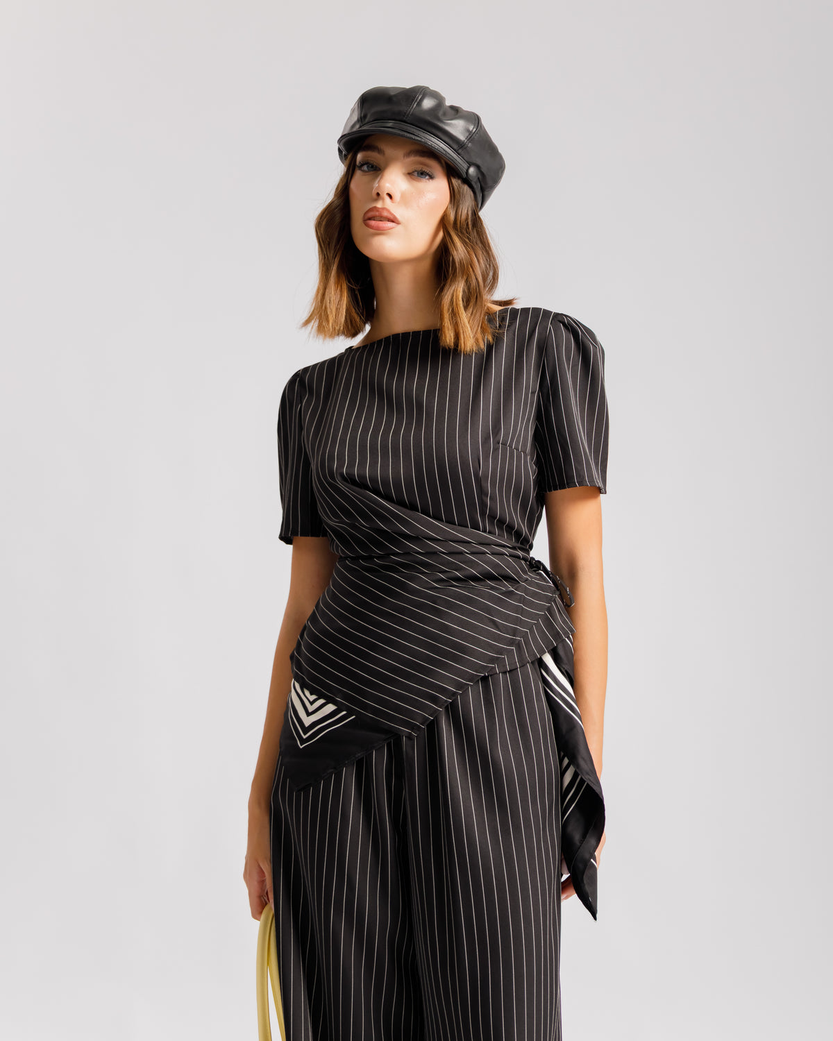 Coord-set gessato NERO - 9702