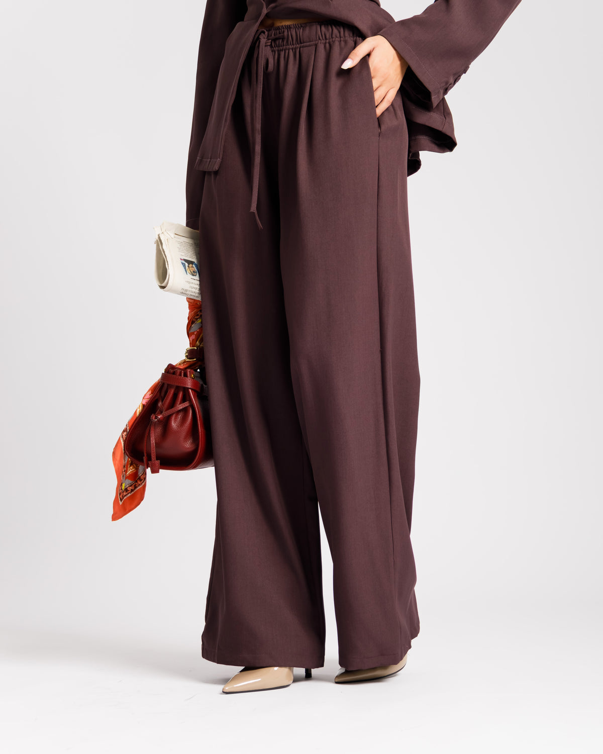 Coord-set con camicia PRUGNA - PF580