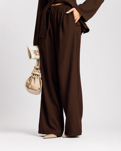 Coord-set con camicia MARRONE - PF580