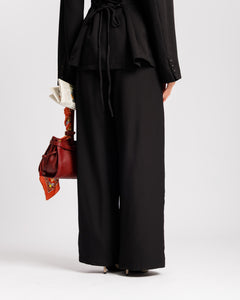 Coord-set con camicia NERO - PF580