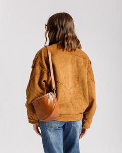 Bomber simil-suede COGNAC - CV2215