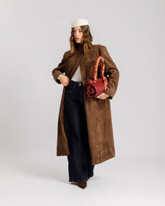 Cappotto in simil suede - 1651