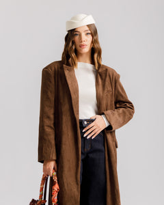 Cappotto in simil suede - 1651