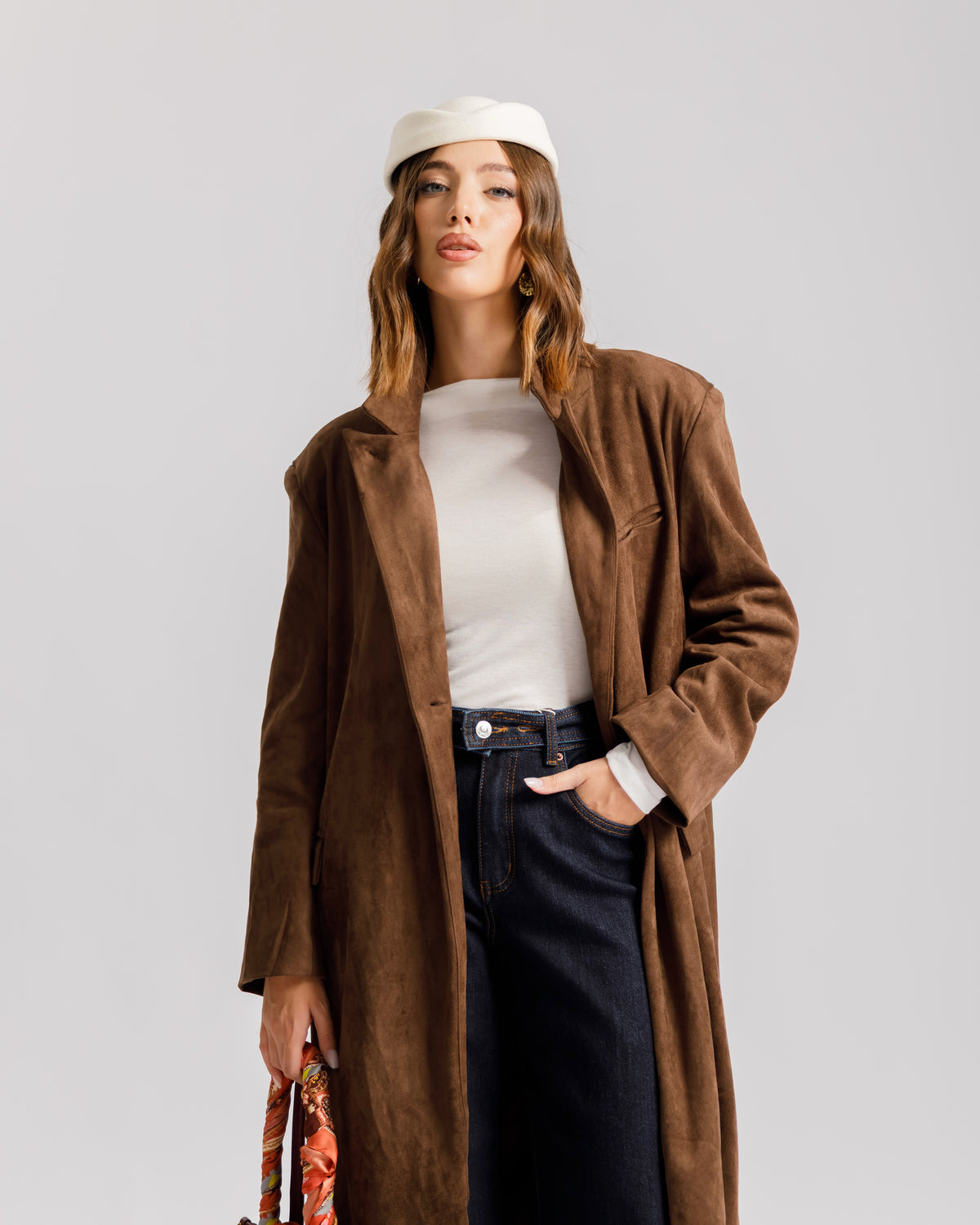 Cappotto in simil suede - 1651