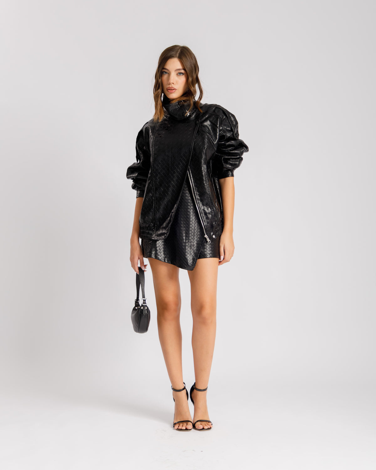 Bomber collo alto NERO - CV2216