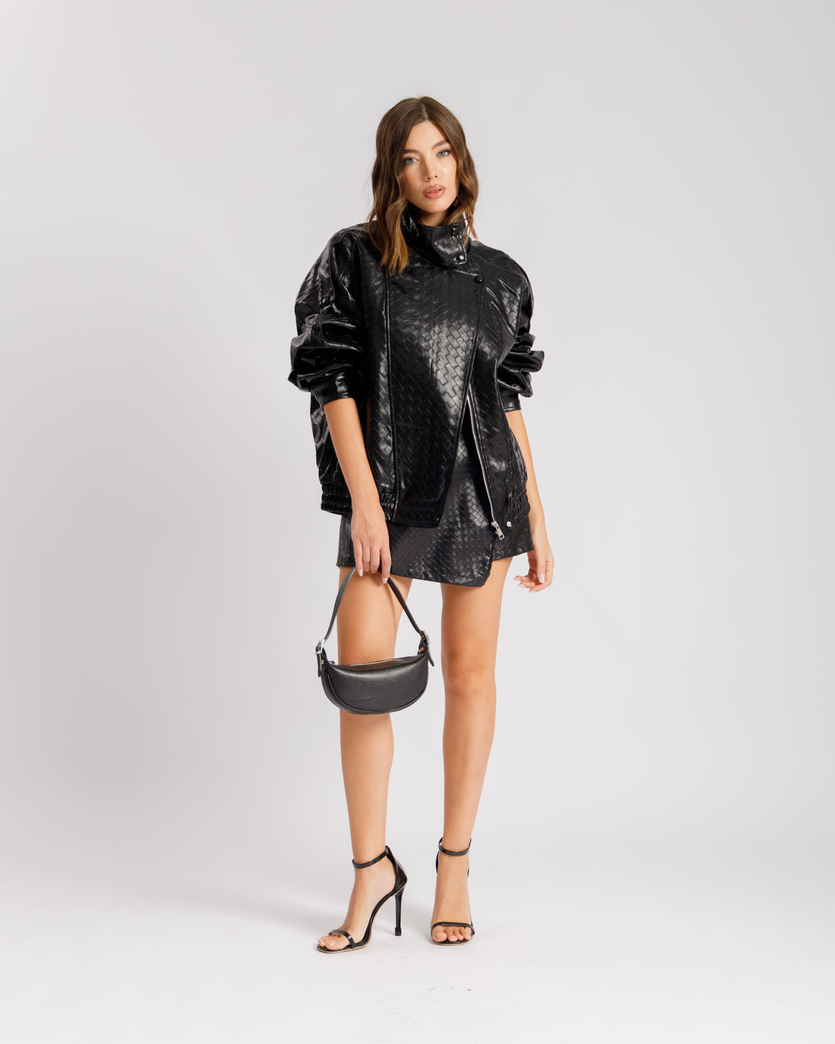 Bomber collo alto NERO - CV2216