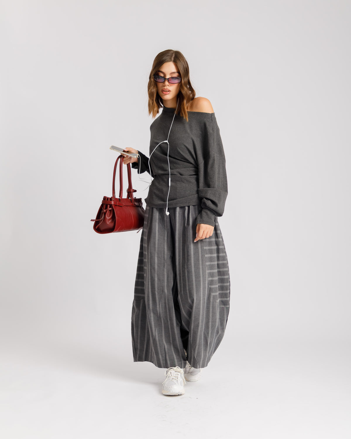Pantaloni ballon righe - P16317