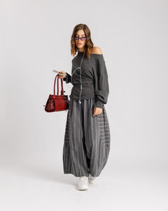 Pantaloni ballon righe - P16317