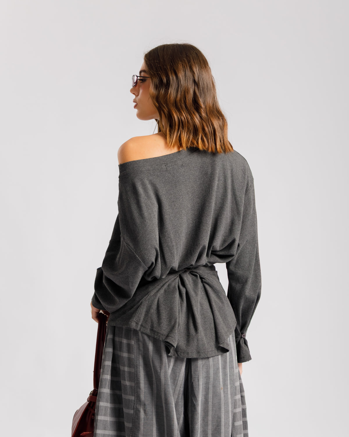 Maglia in cotone con bottone - H15903