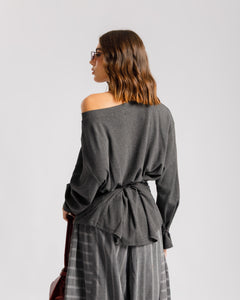 Maglia in cotone con bottone - H15903