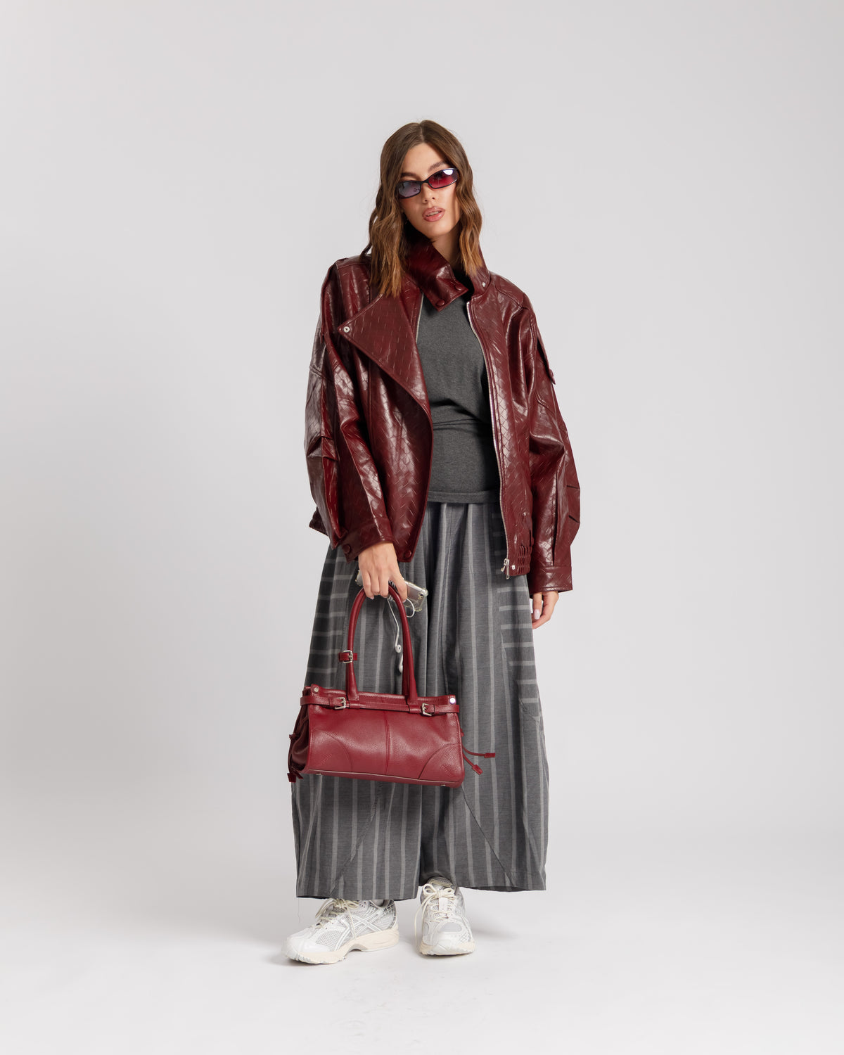 Bomber collo alto BORDEAUX - CV2216