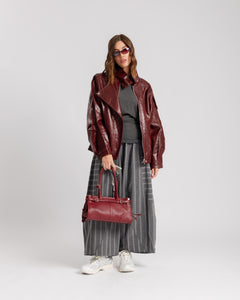 Bomber collo alto BORDEAUX - CV2216