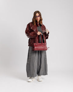 Bomber collo alto BORDEAUX - CV2216