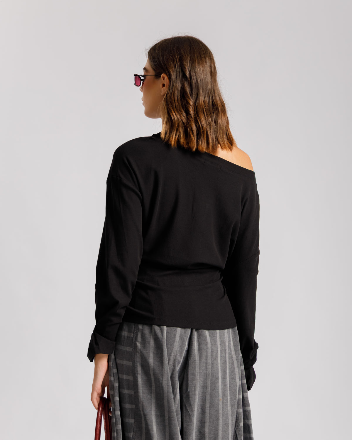 Maglia in cotone con bottone - H15903