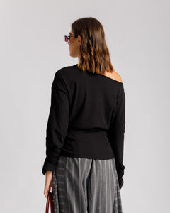 Maglia in cotone con bottone - H15903