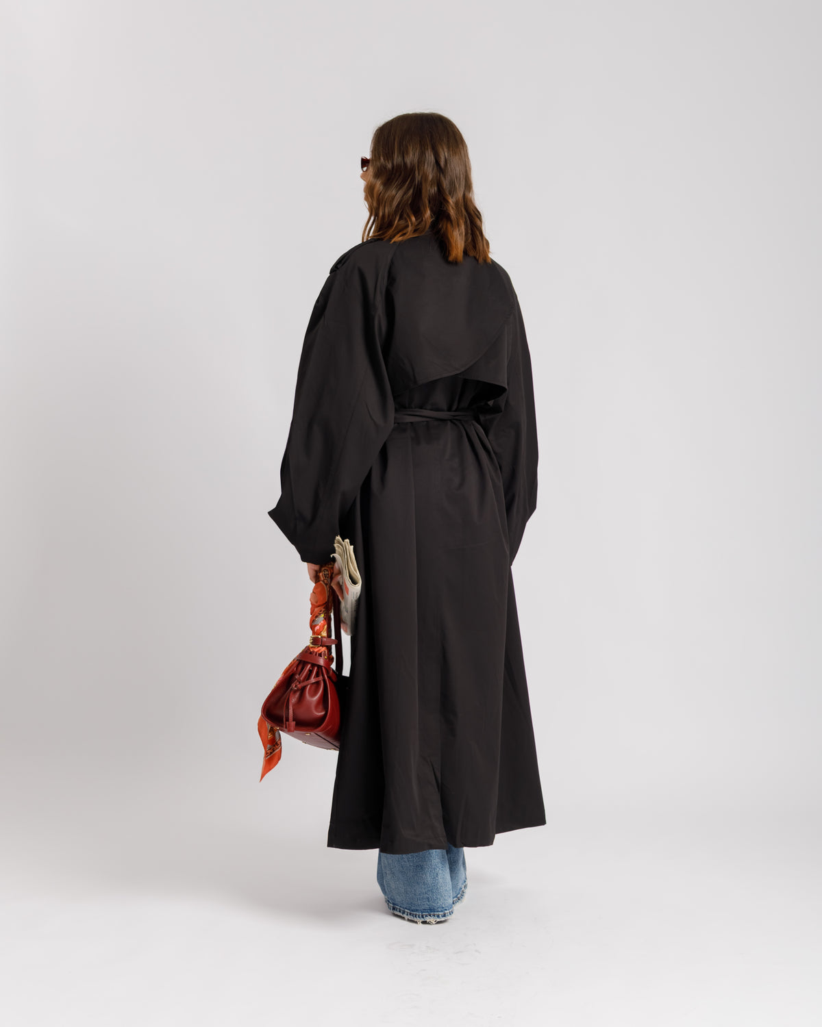Trench oversize NERO - 3186