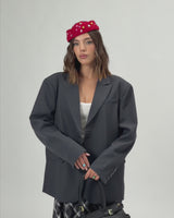 Blazer con spallina GRIGIO FUMO - 3151-3
