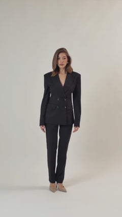 Pantaloni sartoriali NERO - 0013