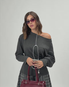 Maglia in cotone con bottone - H15903