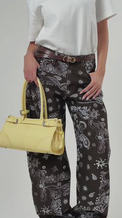Jeans ballon bandana MARRONE - 9094